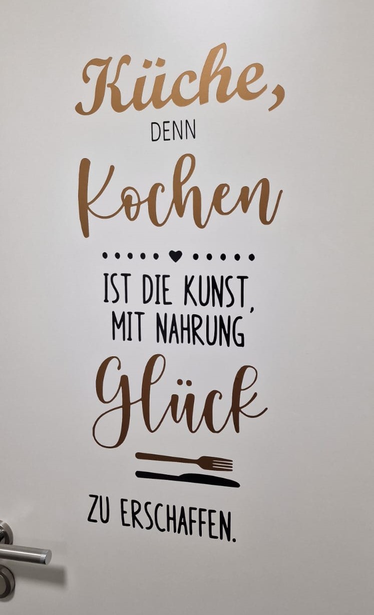 Küche Türsticker