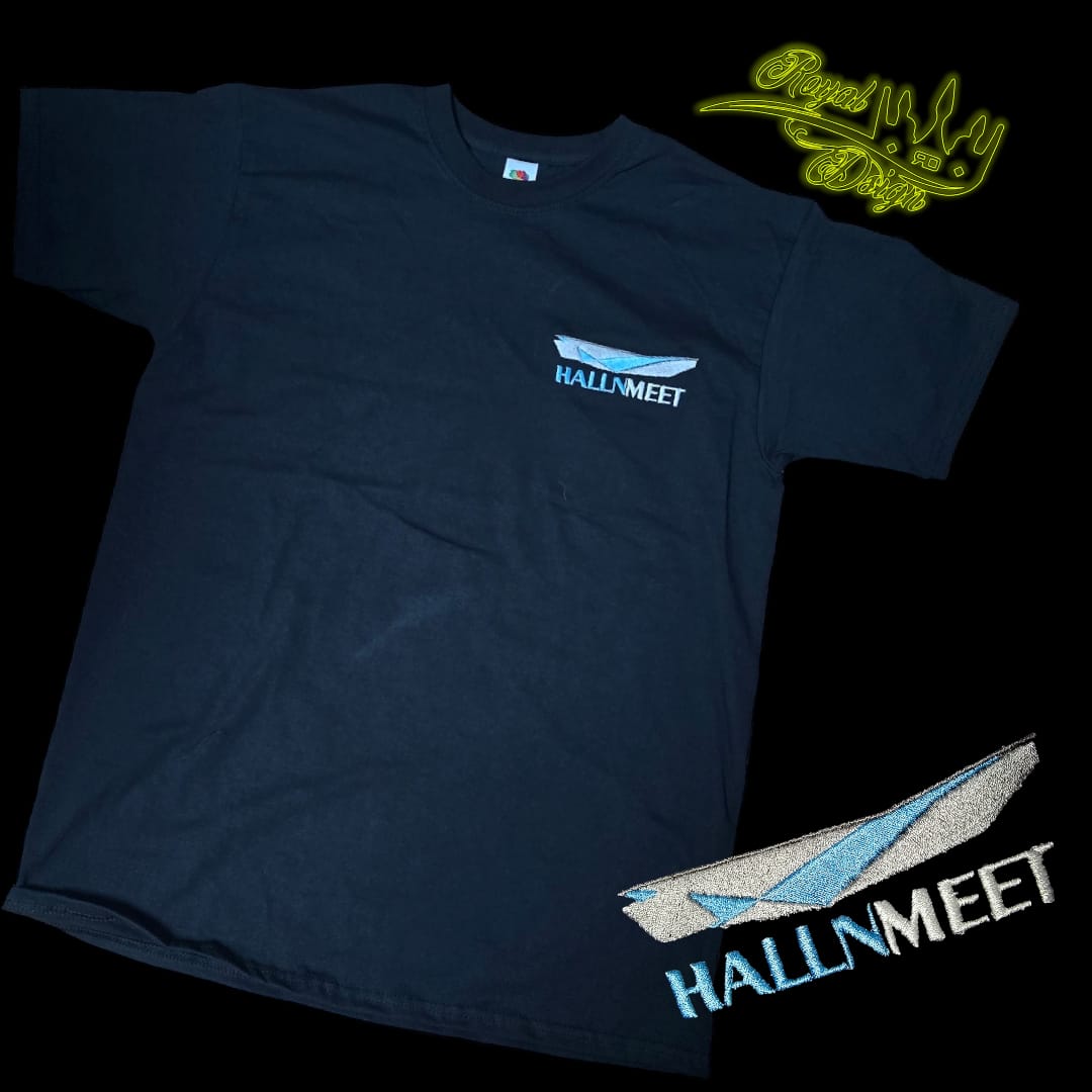 Damen T-Shirt mit Stick HALLNMEET